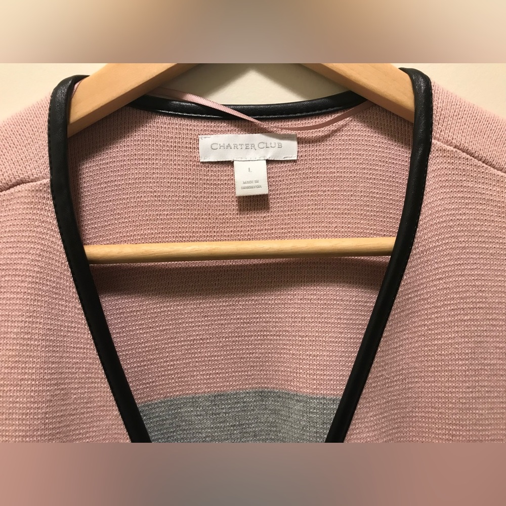 Charter Club Color Block Sweater - Picture 2 of 4